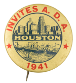 Houston Invites A.D.A. Events Button Museum