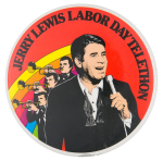 Jerry Lewis Labor Day Telethon Entertainment Busy Beaver Button Museum