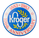 Kroger 100th Anniversary Event Button Museum