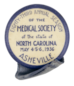  Medical Society Asheville Event Button Museum
