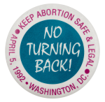 No Turning Back Event Button Museum