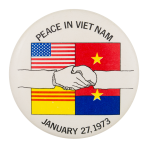 Peace in Viet Nam Event Button Museum