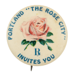 Portland the Rose City Event Button Museum
