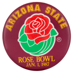 Rose Bowl 1987 Event Button Museum