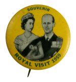Royal Visit 1959 Event Busy Beaver Button Museum