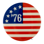Seventy-Six American Flag Events Button Museum