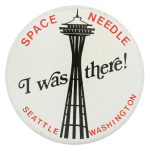 Space Needle I Was There Event Button Museum