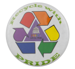 Recycle with Pride Cause Busy Beaver Button Museum