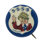 Skippy Skinner S.S.S.S Humorous Button Museum