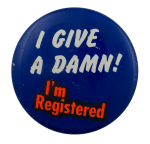 I Give a Damn Ice Breakers Busy Beaver Button Museum