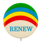 Renew Rainbow Ice Breakers Busy Beaver Button Museum