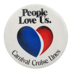 Carnival Cruise Lines Advertising Button Museum
