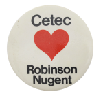 Robinson Nugent I heart Button Museum