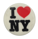 I Heart New York button back Button Museum