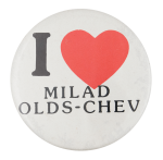 I Heart Milad Olds Chev I ♥ Buttons Button Museum
