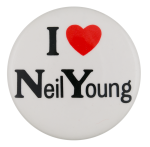 I Love Neil Young I Heart Button Museum