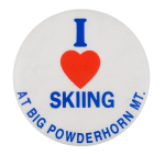 I Heart Skiing At Big Powderhorn Mountain I ♥ Buttons Button Museum