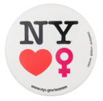 New York Loves Women I Love Button Museum