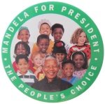 Nelson Mandela For President, Political, Button Museum