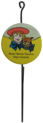 Buster Brown Hook Advertising Busy Beaver Button Museum