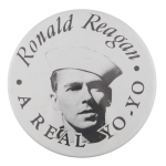 Ronald Reagan a Real Yo-Yo Innovative Button Museum