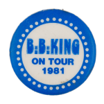 BB King on tour 1981 Event Busy Beaver Button Museum