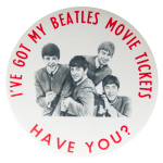 Beatles Movie Tickets Music Busy Beaver Button Museum