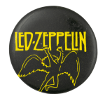 Led Zeppelin Swan Song Music Button Museum