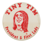 Tiny Tim President and First Lady Music Button Museum