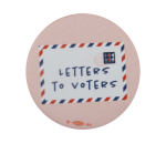 Dear Voter Cause Political Busy Beaver Button Museum