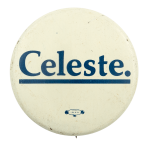 Celeste. Political Busy Beaver Button Museum