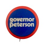 Governor Peterson Political Busy Beaver Button Museum