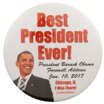Best President Ever Obama Political Busy Beaver Button Museum