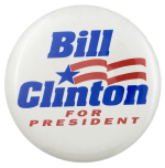 Bill Clinton for President Political Busy Beaver Button Museum