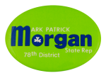 Mark Patrick Morgan Political Busy Beaver Button Museum