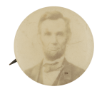 Abraham Lincoln Photograph Political Button Museum