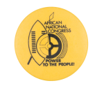 African National Congress Power to the People Political Button Museum