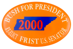Bush for President Re-Elect Frist Political Button Museum