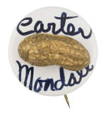 Carter Mondale Peanut Political Button Museum