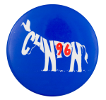 Clinton 96 Donkey Political Button Museum