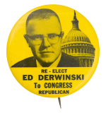 Derwinski to Congress Political Button Museum