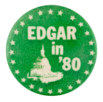 Edgar in '80 Political Button Museum