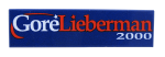 Gore Lieberman 2000 Political Button Museum