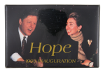Clinton Hope 1993 Inauguration Political Button Museum