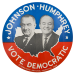 Johnson Humphrey 1964 Political Button Museum