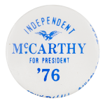 McCarthy for President Political Button Museum