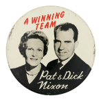 Pat and Dick Nixon Political Button Museum