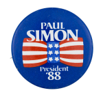 Paul Simon for President Political Button Museum
