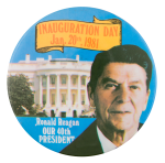 Reagan Inauguration Political Button Museum