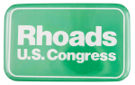 Rhoads U.S. Congress Political Button Museum